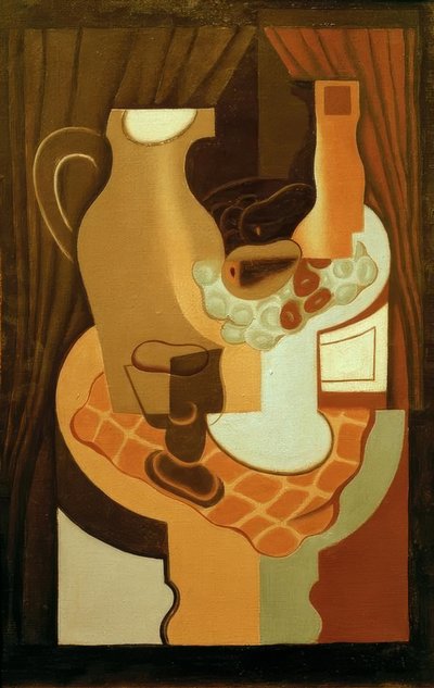 Dzbanek i miska na owoce autorstwa Juan Gris