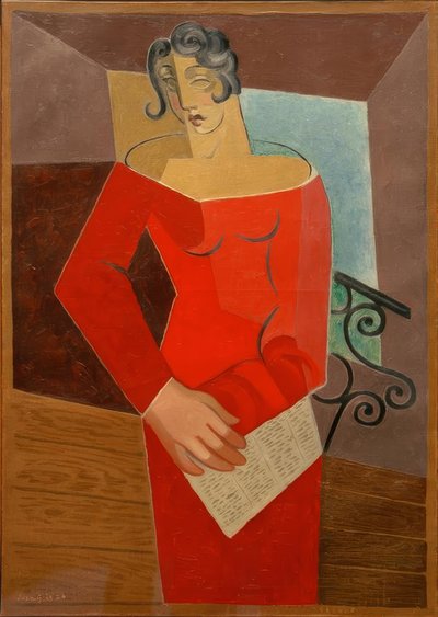 Piosenkarka autorstwa Juan Gris