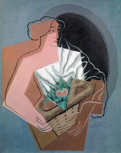 Kobieta z koszem autorstwa Juan Gris