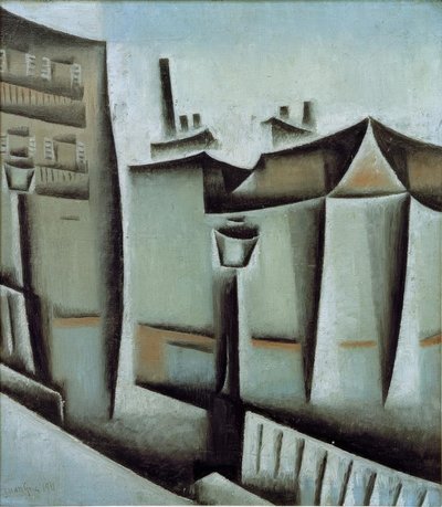 Domy w Paryżu autorstwa Juan Gris