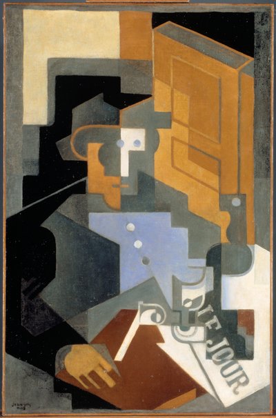 Mężczyzna z Turenii, 1918. autorstwa Juan Gris