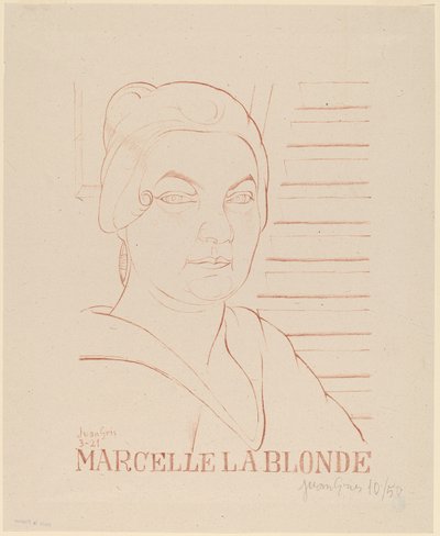 Marcelle Blondynka autorstwa Juan Gris