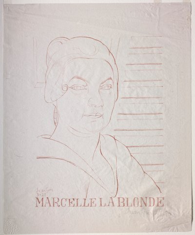 Marcelle Blondynka autorstwa Juan Gris