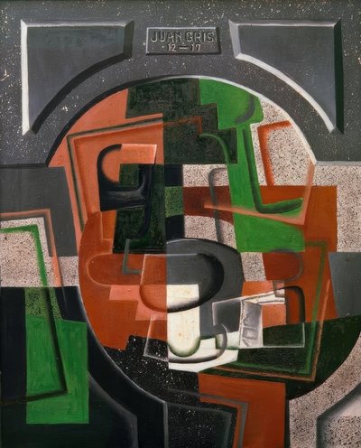 Martwa natura na talerzu autorstwa Juan Gris