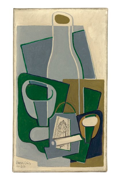 Fajka i paczka tytoniu, 1922 autorstwa Juan Gris