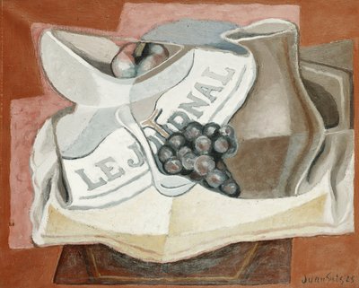 Kiść winogron; Kiść winogron, 1925 autorstwa Juan Gris