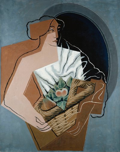Kobieta z koszem; Kobieta z koszykiem, 1927 autorstwa Juan Gris