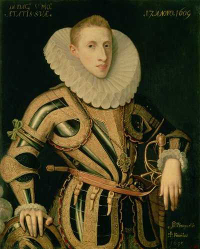 Portret Diego de Villamayor autorstwa Juan Pantoja de la Cruz