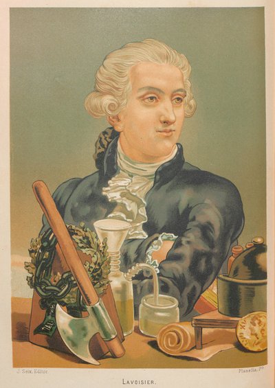Portret Antoine-Laurenta Lavoisiera 1743-1794, 1879. autorstwa Juan Planella y Rodríguez