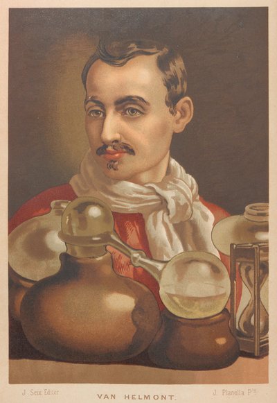 Portret Johana Baptisty van Helmonta 1580-1644, 1879. autorstwa Juan Planella y Rodríguez