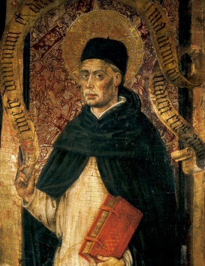 Reprezentacja św. Wincentego Ferrera (1350-1419), dominikańskiego księdza autorstwa Juan Rexach or Reixach