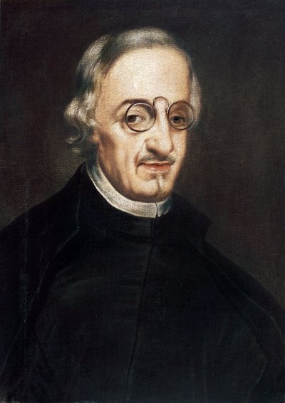 Portret Don Antonio de Solis y Ribadeneira, hiszpańskiego historyka i pisarza (1610-1686). Obraz Jana garncarza (1640-1680). Olej na płótnie Madryt, Fundacja Lazaro Galdiano. autorstwa Juan de Alfaro