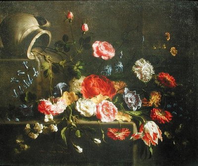 Kwiaty spadające z dzbana, 1665 autorstwa Juan de Arellano