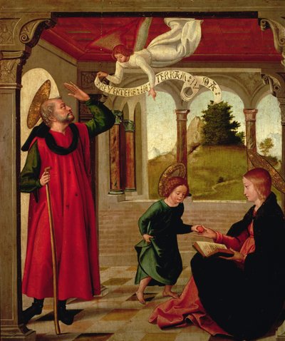 Święta Rodzina, ok.1535 autorstwa Juan de Borgoña