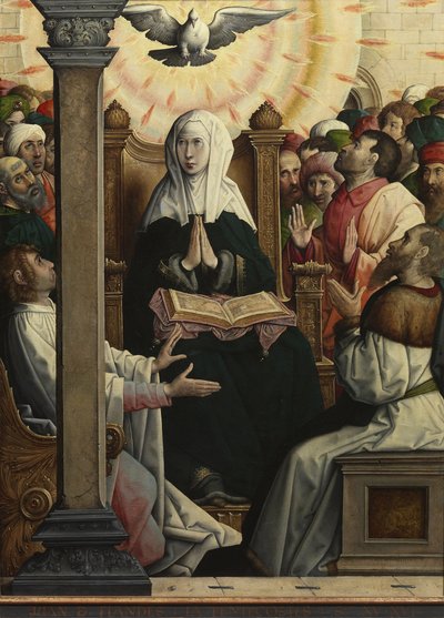 Zielone Świątki autorstwa Juan de Flandes