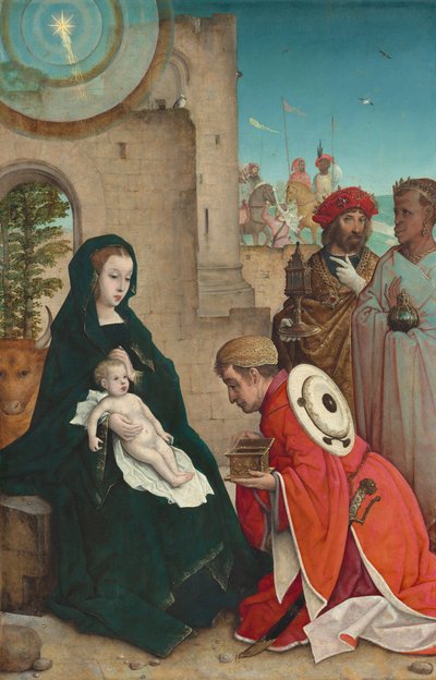 Pokłon Trzech Króli autorstwa Juan de Flandes