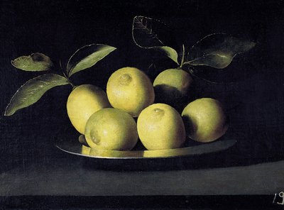 Martwa natura z cytryn autorstwa Juan de Zurbaran