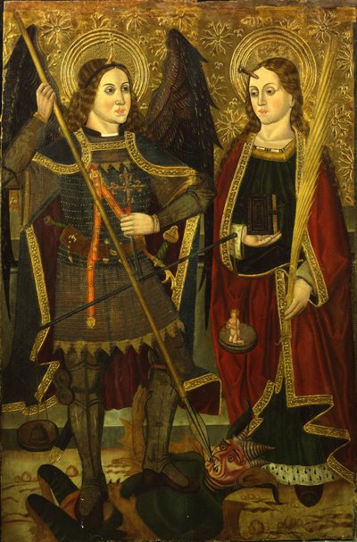 Święci Michał i Engracia autorstwa Juan de la Abadía