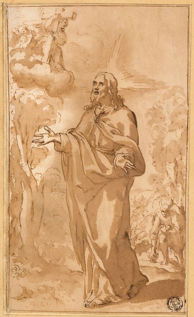 Chrystus na pustyni autorstwa Juan del Castillo