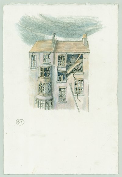 Niemieckie bombardowanie Scarborough, North Yorkshire, 1914 2014. autorstwa Judith Dobie