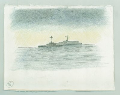Niemieckie bombardowanie Scarborough, North Yorkshire, 1914 2014. autorstwa Judith Dobie