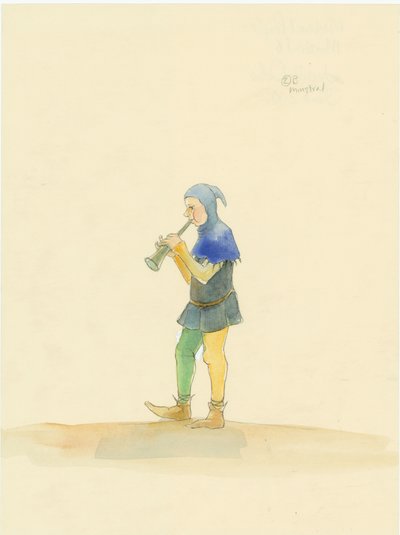 Średniowieczny minstrel, 2004. autorstwa Judith Dobie