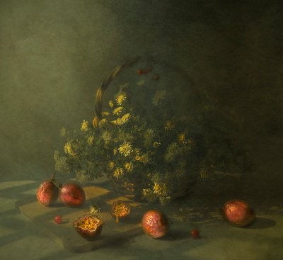 Kwiaty marakui w nastroju autorstwa Judy Tseng