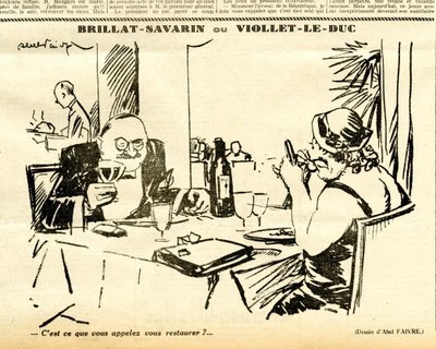 Szczery, satyryczny czarno-biały autorstwa Jules Abel Faivre