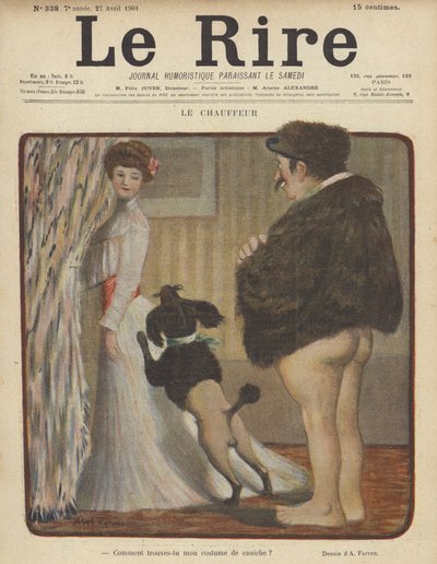 Ilustracja do Le Rire autorstwa Jules Abel Faivre