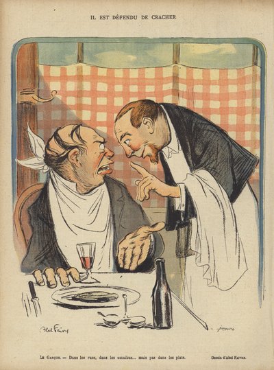 Ilustracja do Le Rire autorstwa Jules Abel Faivre