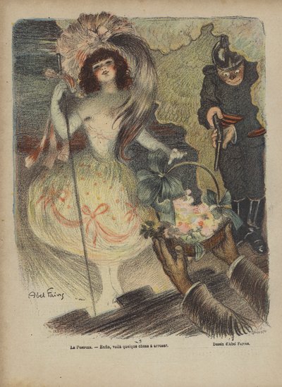 Ilustracja do Le Rire autorstwa Jules Abel Faivre