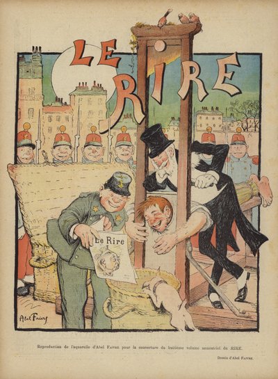 Ilustracja do Le Rire autorstwa Jules Abel Faivre