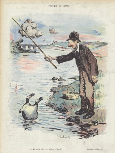 Ilustracja do Le Rire autorstwa Jules Abel Faivre