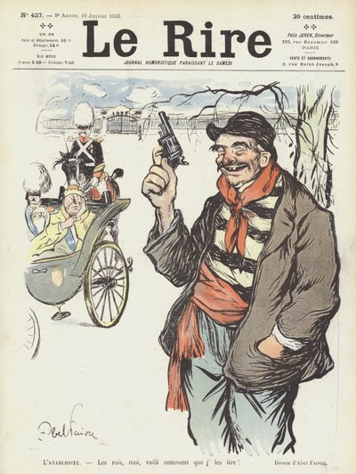 Ilustracja do Le Rire autorstwa Jules Abel Faivre