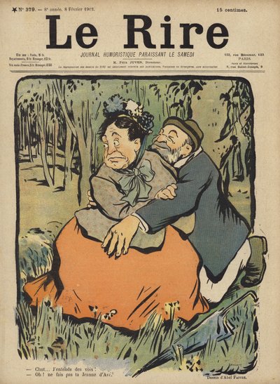 Ilustracja do Le Rire autorstwa Jules Abel Faivre