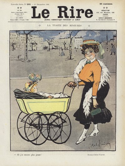 Ilustracja do Le Rire autorstwa Jules Abel Faivre