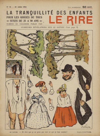Ilustracja do Le Rire autorstwa Jules Abel Faivre