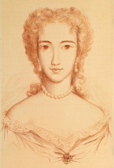 Portret Armande Bejart autorstwa Jules Armand Hanriot