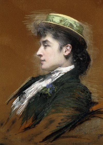 Portret pani Lebegue, autorstwa Jules Bastien Lepage