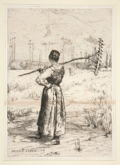 Retour des Champs (Powrót z pól) autorstwa Jules Bastien Lepage