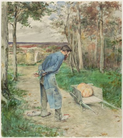 Żołądź i dynia autorstwa Jules Bastien Lepage