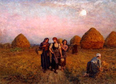 Świt praca, 1900 autorstwa Jules Breton