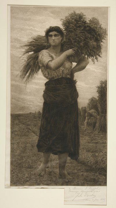 Chłopka autorstwa Jules Breton