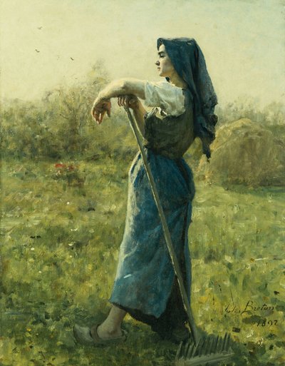 Żniwiarz, 1892 autorstwa Jules Breton