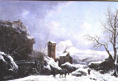 Zimowy krajobraz autorstwa Jules Cesar Denis van Loo