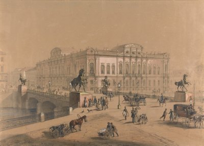 Pałac Beloselsky-Belozersky w Sankt Petersburgu autorstwa Jules Charlemagne