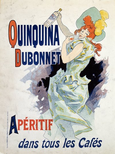 Plakat reklamowy Quinquina Dubonnet - autorstwa Jules Cheret autorstwa Jules Cheret