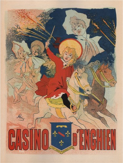 Kasyno Enghien autorstwa Jules Cheret