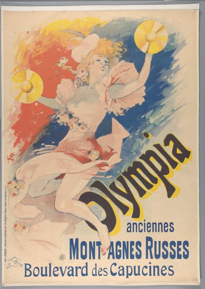 Olympia, Alte Russische Berge, 1892 autorstwa Jules Cheret