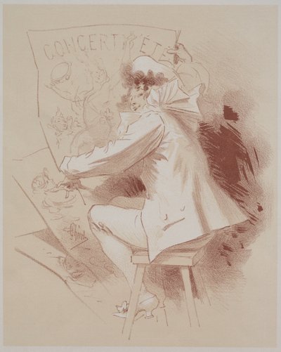 Koncert Letni, ok. godz. 1895-1900. autorstwa Jules Cheret